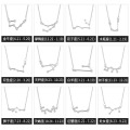 Fashion Jewelry 925 Sterling Silver Jewelry Necklaces Zircon Neckalce Twelve Constellations Necklace